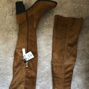 Zara thigh high boots